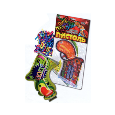 Пистоль Надувная хлопушка купить в Дудинке | dudinka.salutsklad.ru
