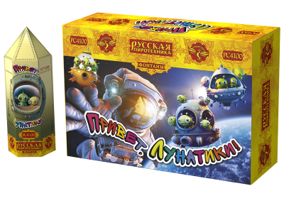 Привет, лунатики! Пиротехнический фонтан купить в Дудинке | dudinka.salutsklad.ru