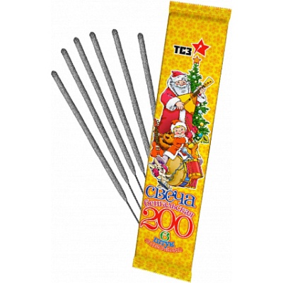 200 мм. Бенгальские огни купить в Дудинке | dudinka.salutsklad.ru